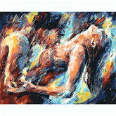 Painting by numbers nude dancers
